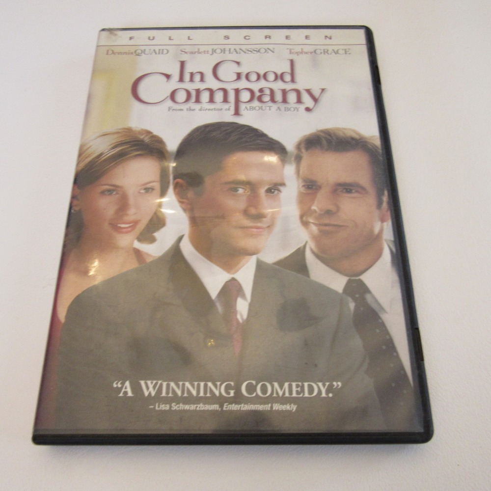 In Good Company DVD 2004 Full Screen Dennis Quaid Scarlett Johansson PG-13